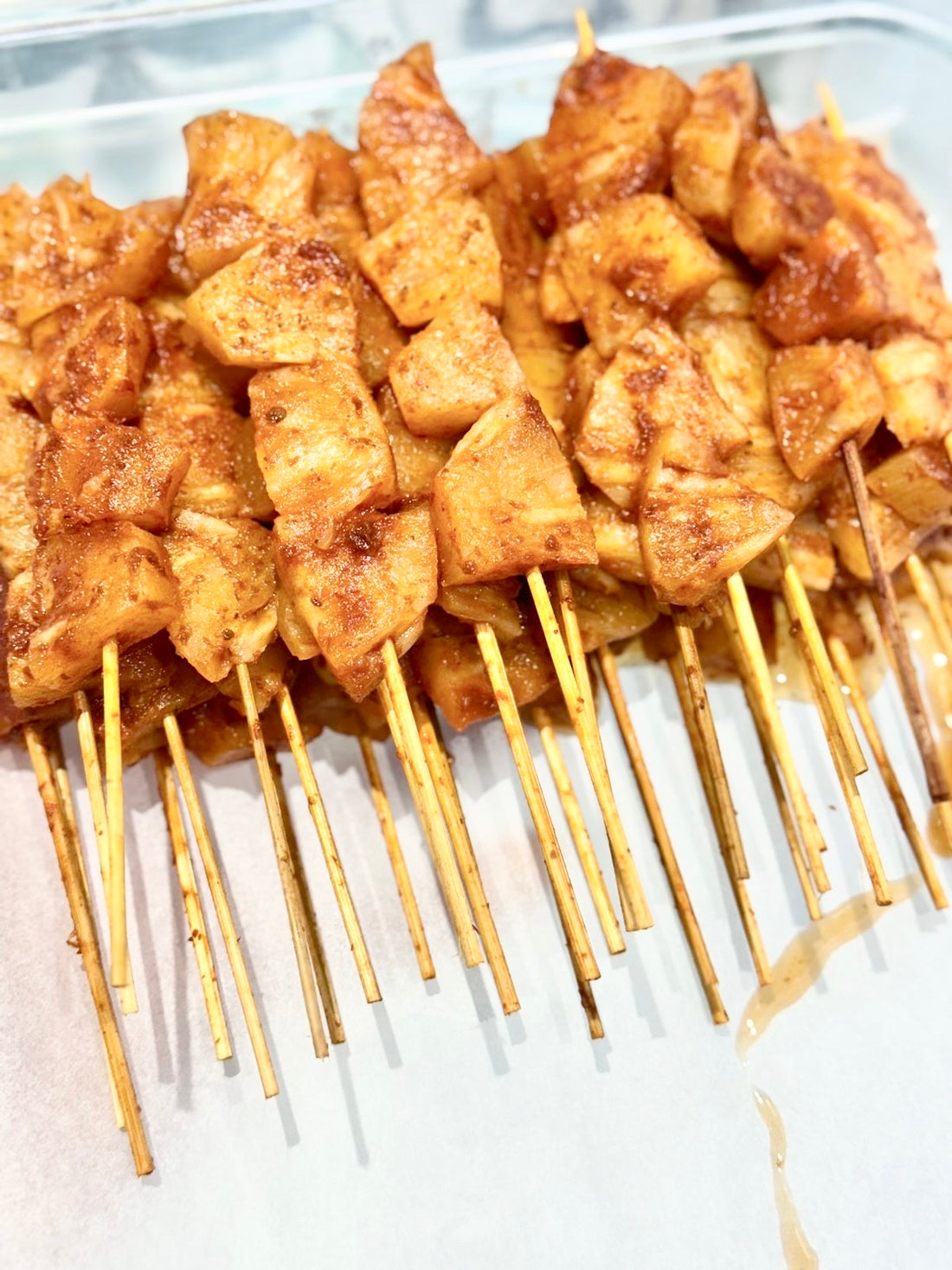 Chipotle Pineapple Tofu Skewers - Fresh - Vegan - Made with Organic Ingredients - 200gm
