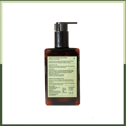 Hand Wash | Bergamot &amp; Mandarin Hand Cleanser -100%vegan, Sulphate &amp; Paraben Free – Naija – 200ml