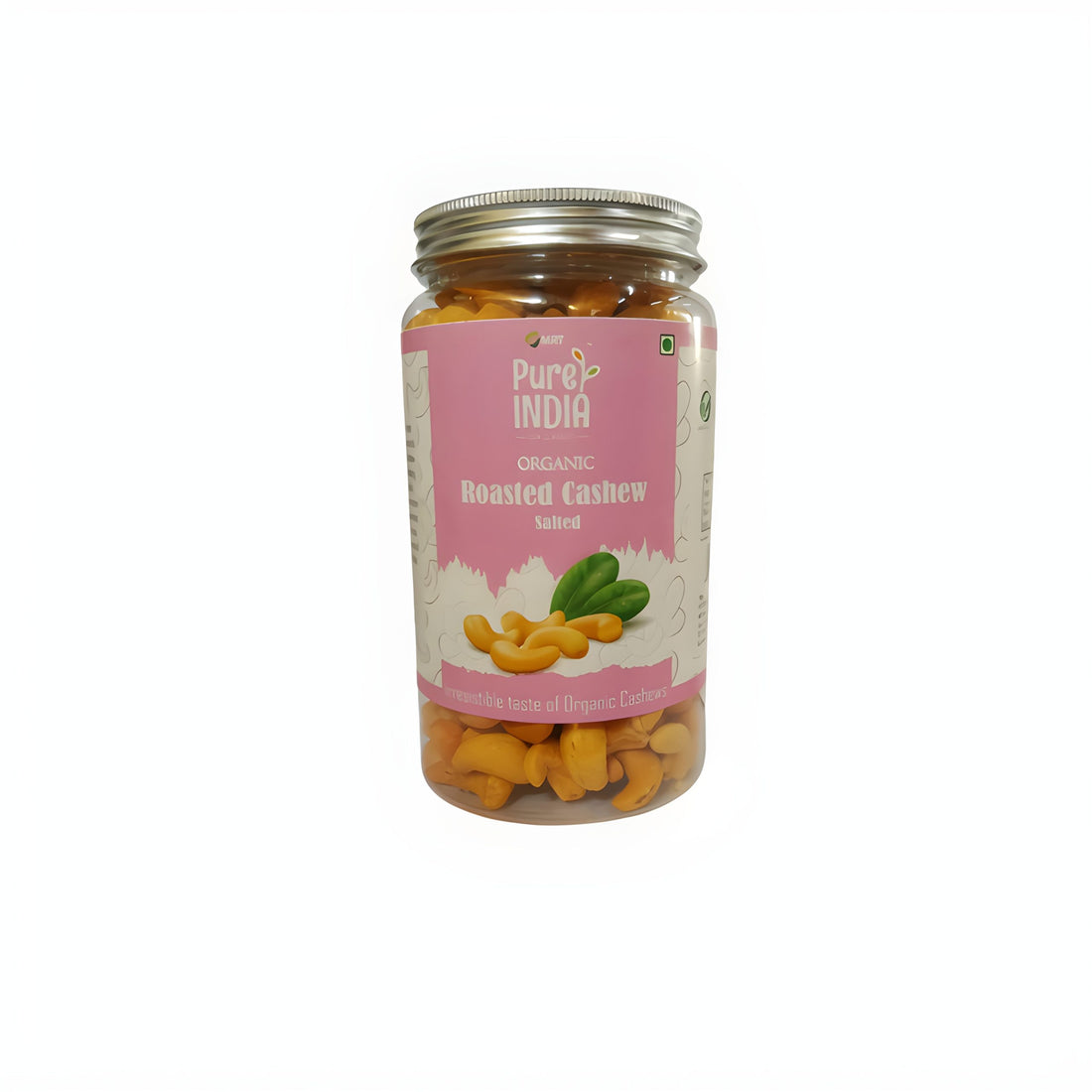 Cashew | Salted (Roasted) – USDA Organic – Mrt Organics – 600gm