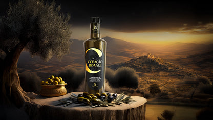 Olive Oil | Early Harvest Extra Virgin Olive Oil-Cold Pressed-Rich in Antioxidants &amp; Vitamin E- Free From Argemone Oil - Coracao Do Vale 500ml