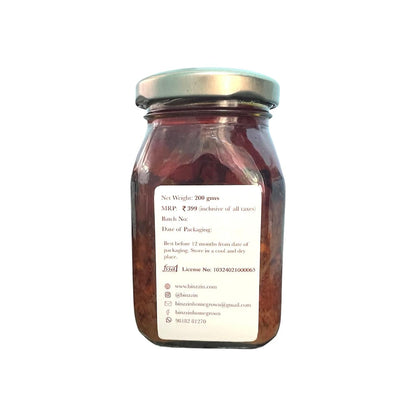 Bhut Jolokia | Special Blend Of King Chilli, Mustard Oil And Hommade Spices – No Artificial Flavours Or No Artificial Colours – Binzzin – 200gm