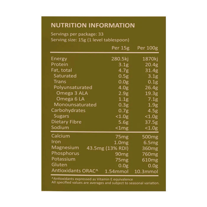 Seed | Black Chia Seeds - Raw - USDA Organic - Vegan &amp; Gluten Free - Nourish You - 300gm