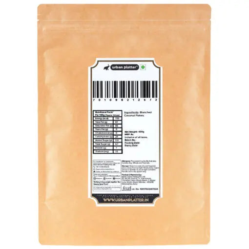 Blanched Coconut Flakes – Urban Platter - 400gm
