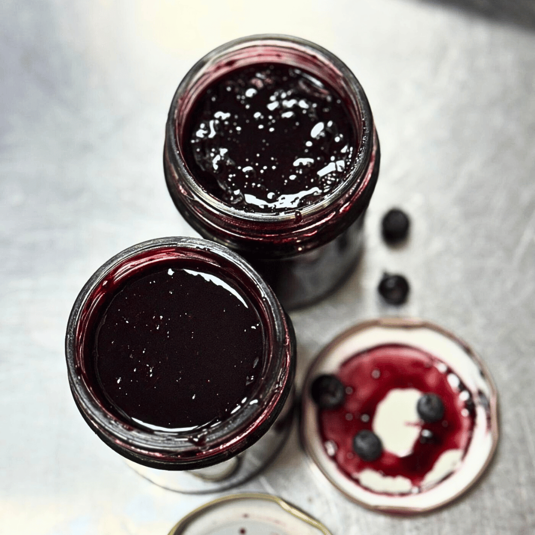 Blueberry Compote - Fresh - Made with Organic Ingredients - Vegan, Gluten Free &amp;amp; Refined Sugar Free - 160gm
