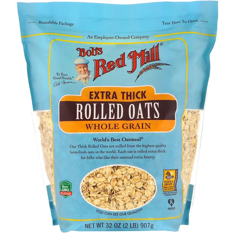 Extra Thick Whole Grain Rolled Oats - Bob’s Red Mill – 907gm