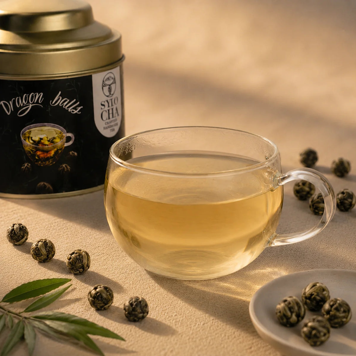 Tea | Dragon Balls (hand rolled jasmine tea) -No Side Effects-No Artificial Coloring- No Added Preservatives - Syuo Cha - 50gm