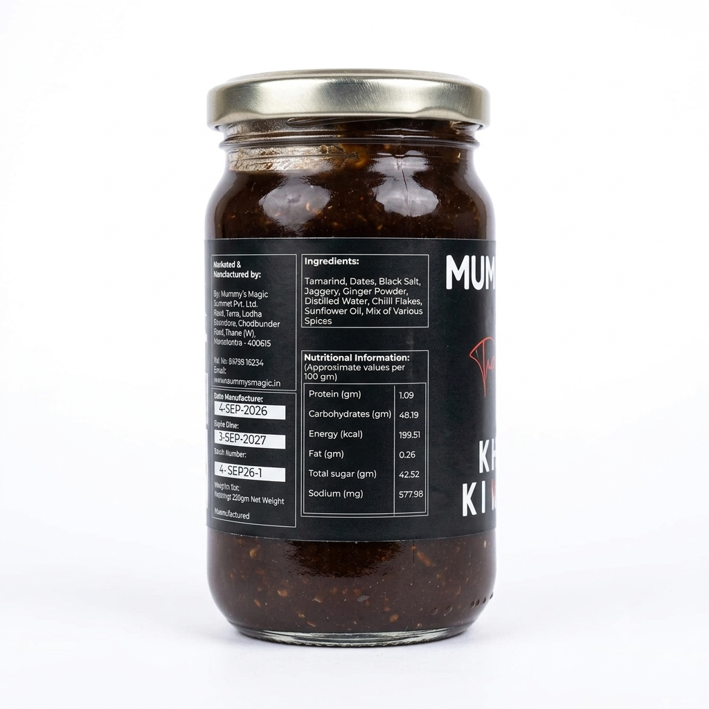 Chutney | Tangy Harmony (Imli Khajoor Ki Chutney)-Vegan -Handcrafted flavour - No Preservatives or artificial additives – Mummy&