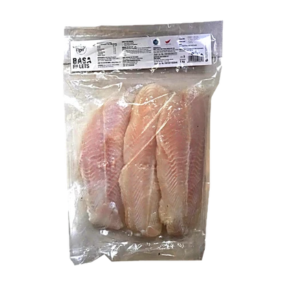 Basa Fillets - Antibiotics And Hormone Free-Ready to Cook-Chemical Free- Cambay Tiger - 1000gm
