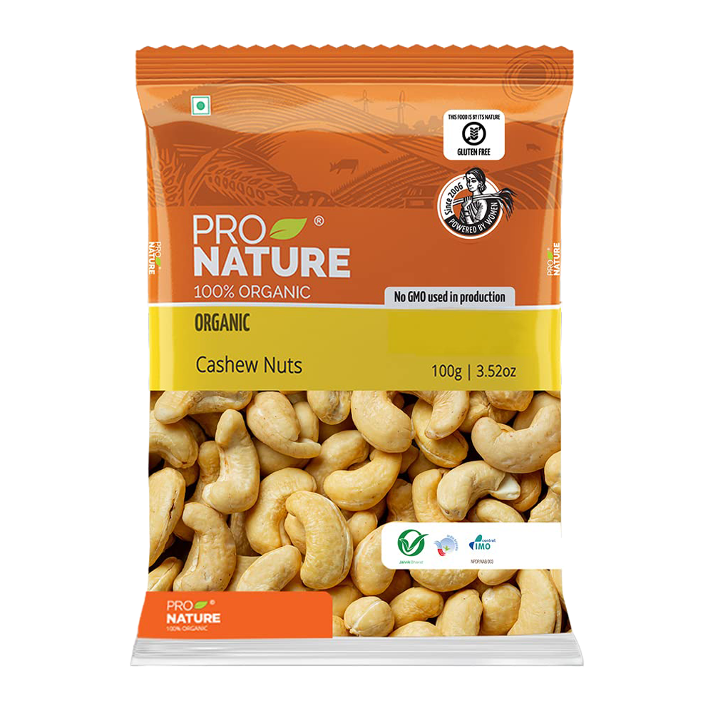 Cashew Nuts | Pro Nature - 100gm