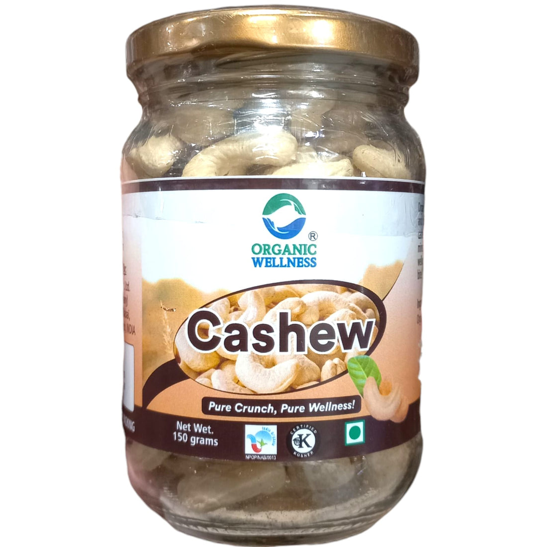 Cashew | Certified Organic - Organic Wellness - 150gm