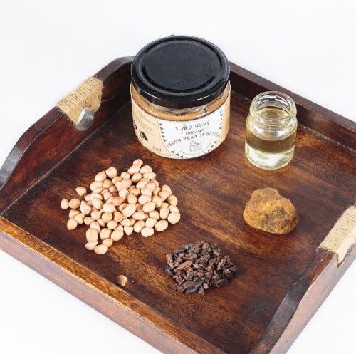 Peanut Butter | Stone Ground Choco Peanut Butter - Organic - No Added Flavours &amp; No Preservatives - Wild Ideas - 250gm
