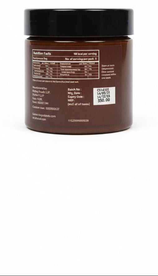 Spread | Chocolate Spread - Roasted Ratnagiri Cashews &amp; Kerala Cacao Nibs - Dairy Free &amp; No Addd Preservatives - Soft Spot Foods - 150gm