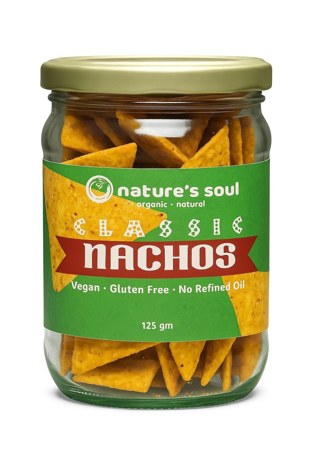 Nachos | Classic Nachos - Vegan, Gluten Free, No Refined Oil, MSG Free &amp; No Flavour Enhancers - Nature&