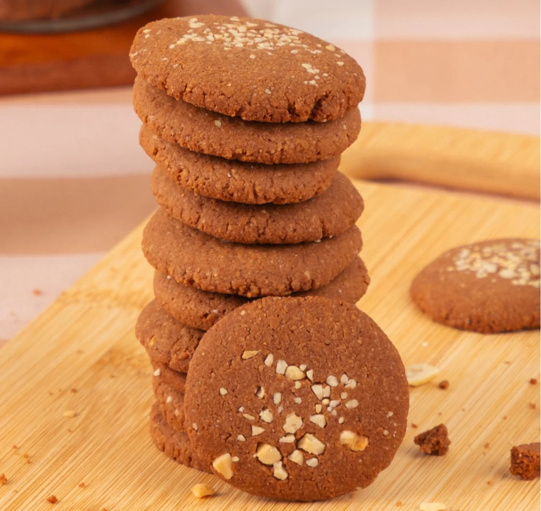 Biscuits | Cocoa Oats Cookies–  Gluten Free, Preservatives Free, Butter Free &amp; Refined Sugar Free - Bliss Box Foods – 200gm
