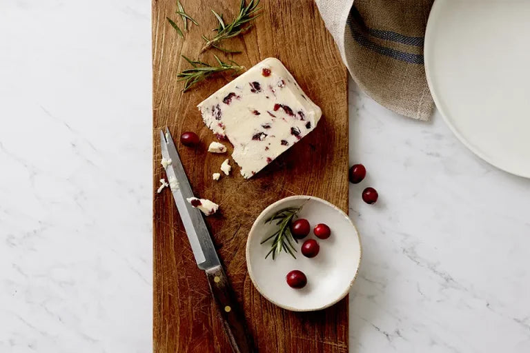 Cheese | Wensleydale With Cranberries Cheese - Fresh cheese - No Added Preservatives &amp; No Added Additive Or Emulsifiers - Nature&