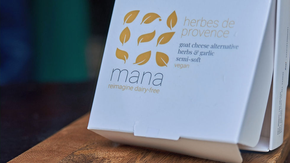 Cheese | Herbes De Provence - Goat Cheese (Herbs &amp; Garlic) Semi Soft - Vegan - Mana Cheese - 180gm