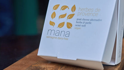 Cheese | Herbes De Provence - Goat Cheese (Herbs &amp; Garlic) Semi Soft - Vegan - Mana Cheese - 180gm