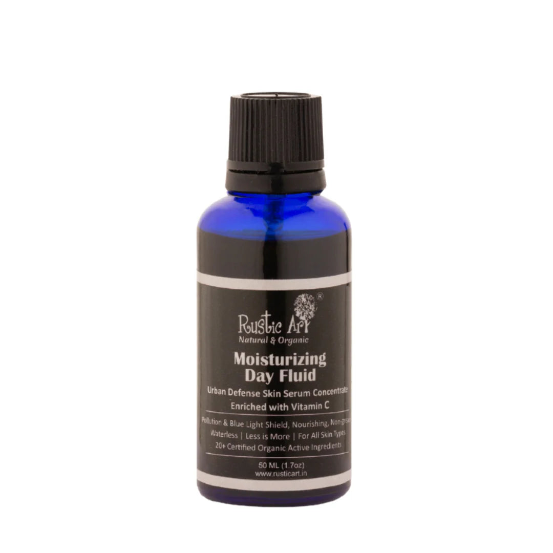 Moisturizing Day Fluid With Vitamin C | Urban Defense Skin Serum Concenterate Enriched With Vitamin C – Rustic Art – 50ml