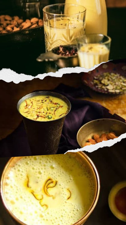 Kesariya Badam Sharbat | A Refreshing Drink - Organic Desi Khaand - Badam - Saffron - Cardamom - No Preservatives, Additives, Added Color &amp;amp; No Flavoring Agent - Doree - 500ml