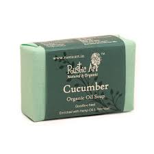 Oil Soap - Cucumber - Rustic Art - 100gm