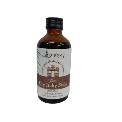 Herbal Oil | Traditional Herbal Oil Potions - For Itchy Scalp - Pure - Hand Picked Herbs From The Eastern Ghats - Wild Ideas – 100gm