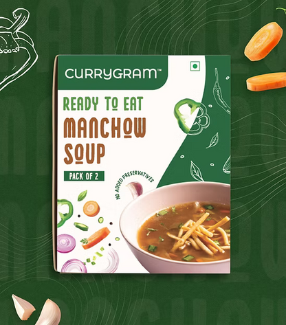 Soup | Manchow Soup – No Additives &amp; Preservatives, No Cholesterol, &amp; Trans Fat – Currygram – 300gm