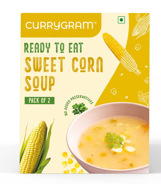 Soup | Sweet Corn Soup – No Additives &amp; Preservatives – Currygram – 300gm