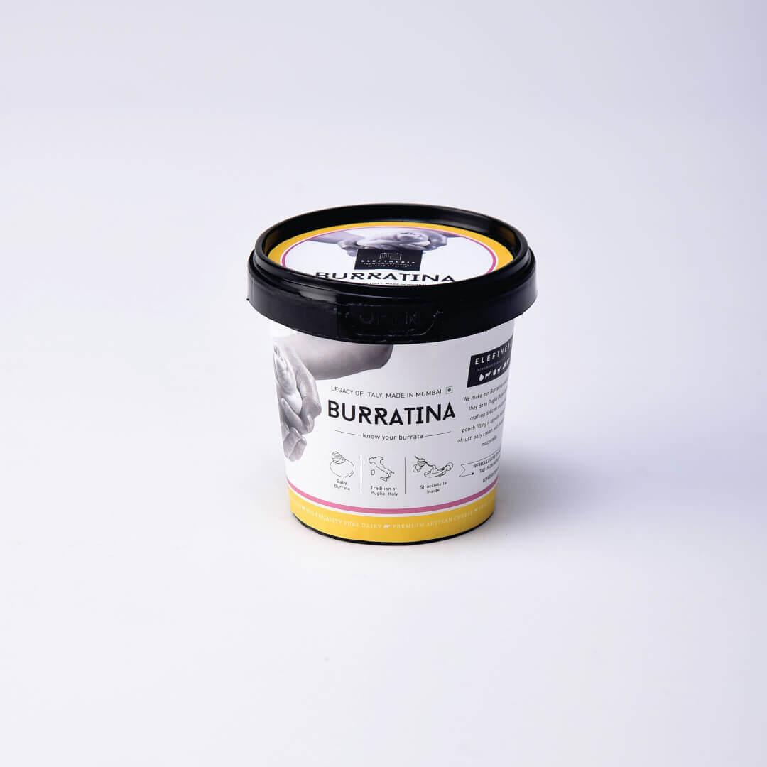 Burrata | Burratina - Baby Burrata - Eleftheria Cheese – 100gm