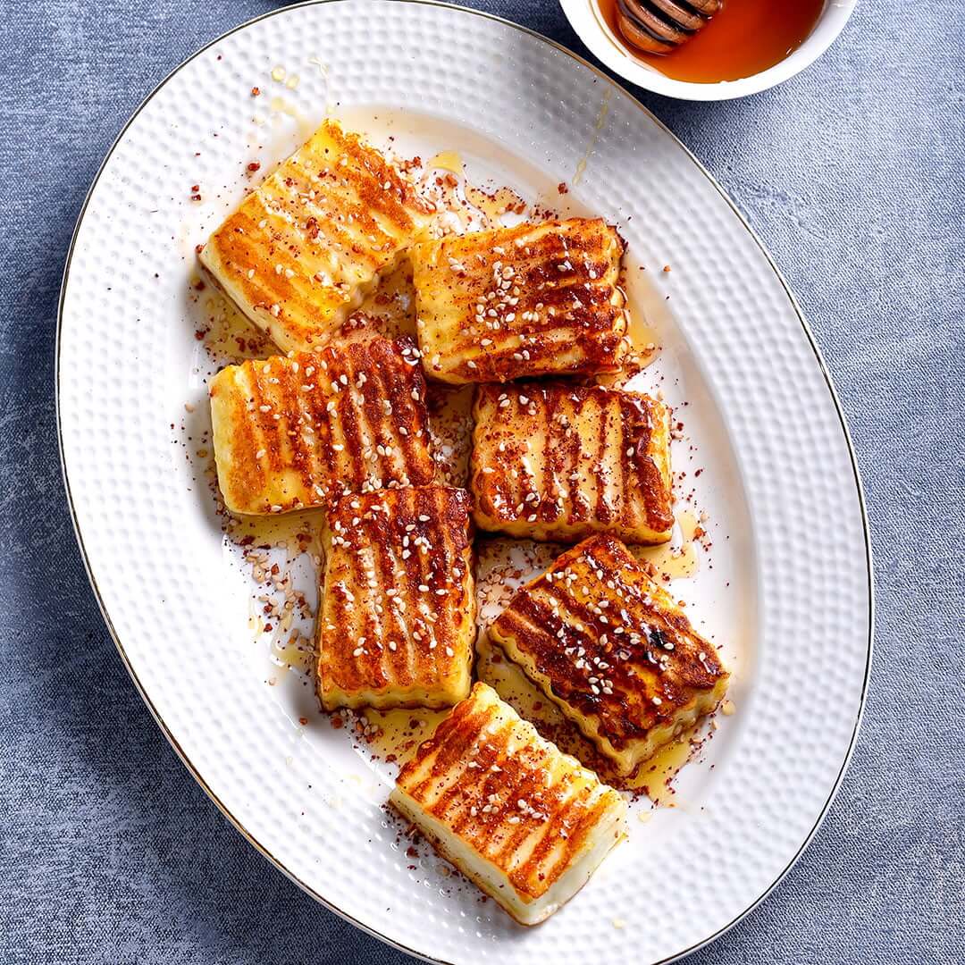Cheese | Halloumi (Artisanal Grilling Cheese )-Vegetarian  Pasteurized- Eleftheria Cheese - 200gm