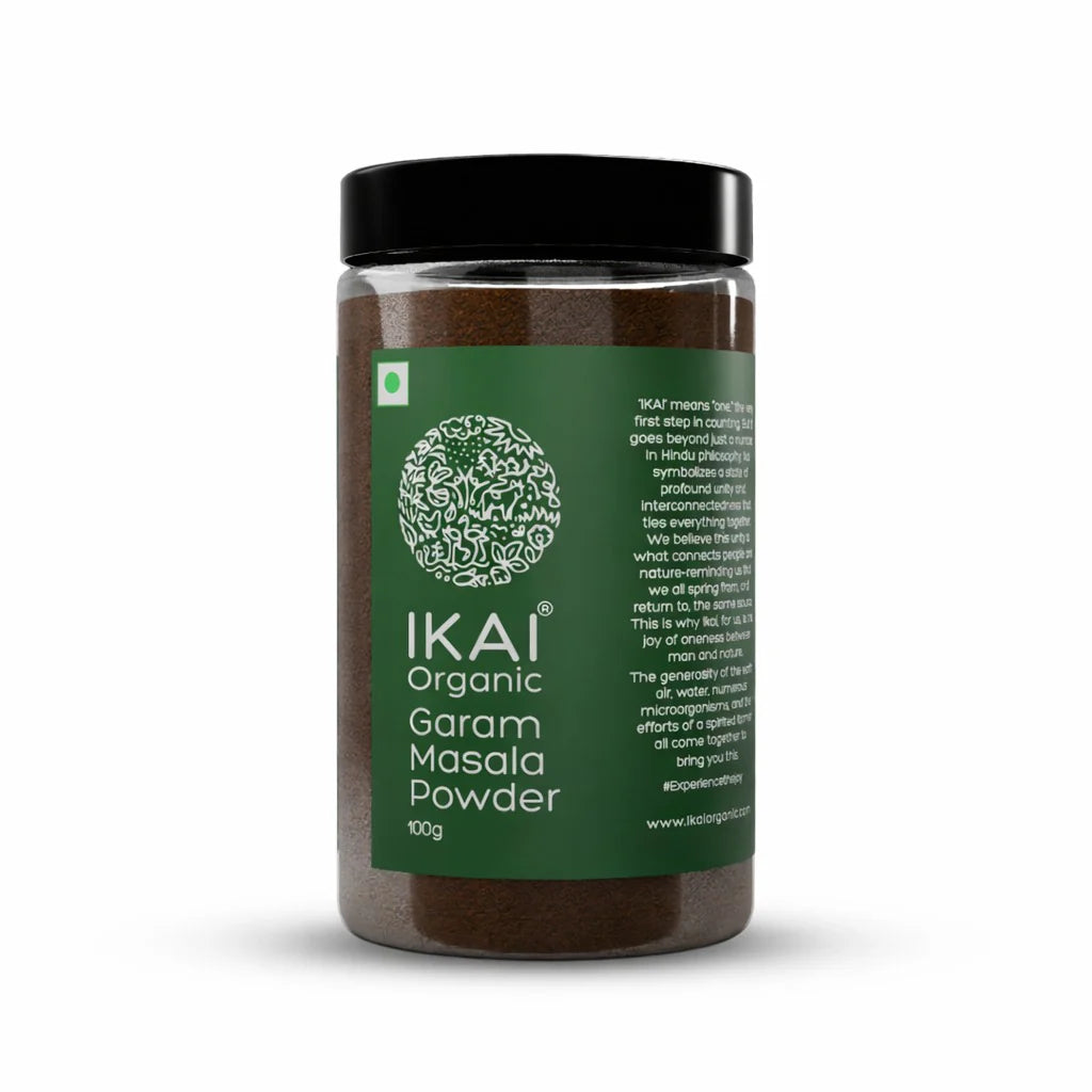 Masala Powder | Garam Masala Powder -Blended Spices  - No Preservatives- Ikai Organic – 100gm