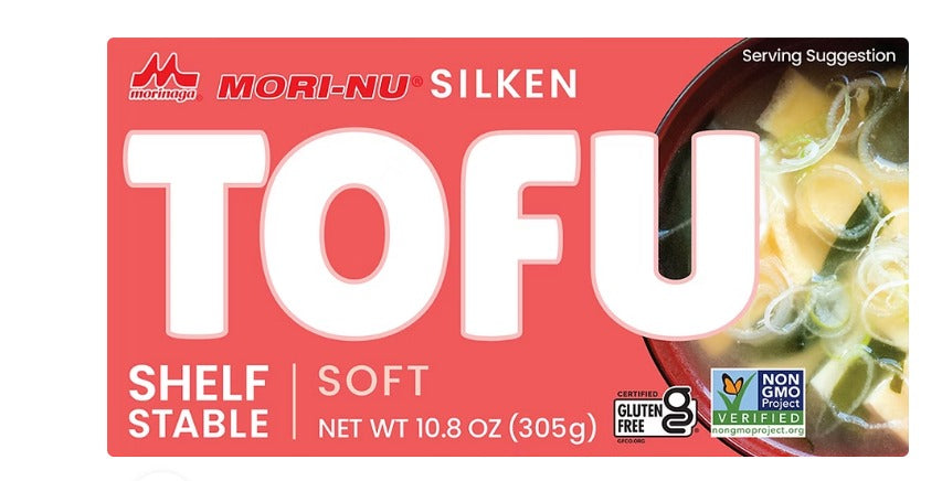 Tofu | Silken Tofu Soft – Shelf Stable – Vegan, Gluten Free, Dairy Free &amp; Low In Fat – Morinu – 305gm