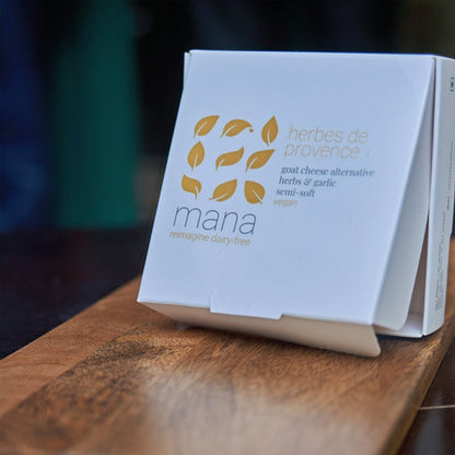 Cheese | Herbes De Provence - Goat Cheese (Herbs &amp; Garlic) Semi Soft - Vegan - Mana Cheese - 180gm