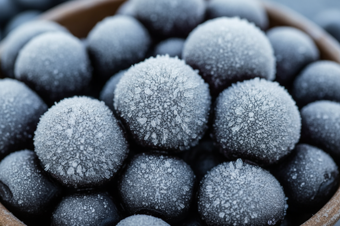 frozen elderberries