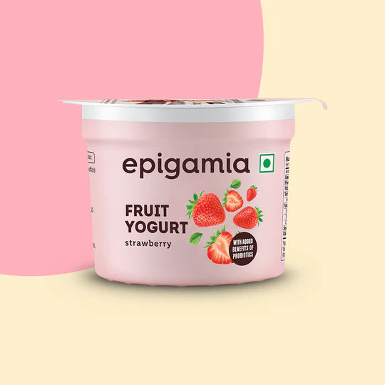 Fruit Yogurt Strawberry – Epigamia – 75gm