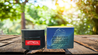 Balm | After Shave Balm (Enriched With Beeswax, Hempseed, Cedarwood, Sheabutter &amp; More) - 100% Natural &amp; Certified Organic Ingredients - Vegan - The Pahari Life - 25gm