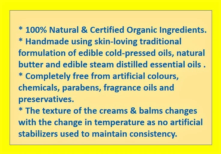 Balm | After Shave Balm (Enriched With Beeswax, Hempseed, Cedarwood, Sheabutter &amp; More) - 100% Natural &amp; Certified Organic Ingredients - Vegan - The Pahari Life - 25gm