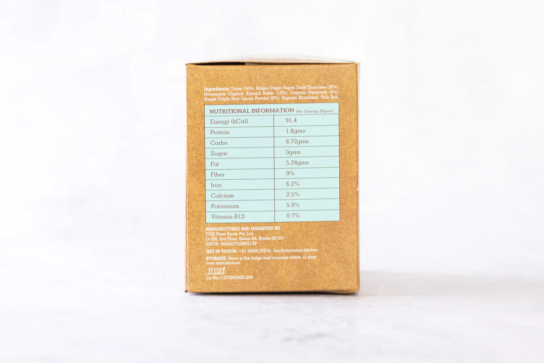 Fudge | Sweet Cravings (Sweetened Using Dates With A Hazelnut Praline Toffee Crunch) - Vegan, Pcos Friendly, Gluten Free &amp;amp; Grain Free - The Cinnamon Kitchen - Pack Of 5