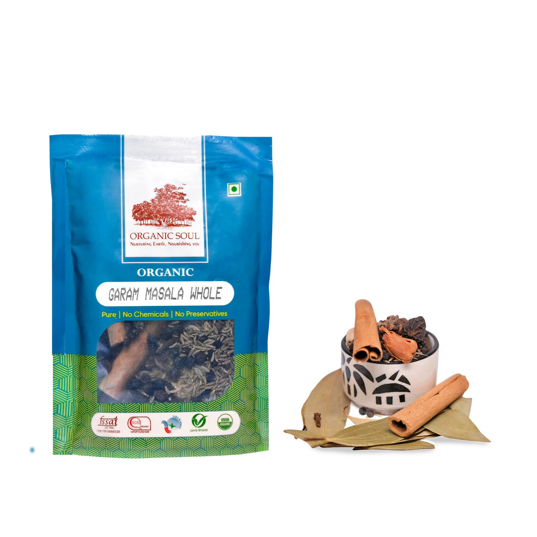 Garam Masala | Whole - USDA Organic – Organic Soul – 100gm