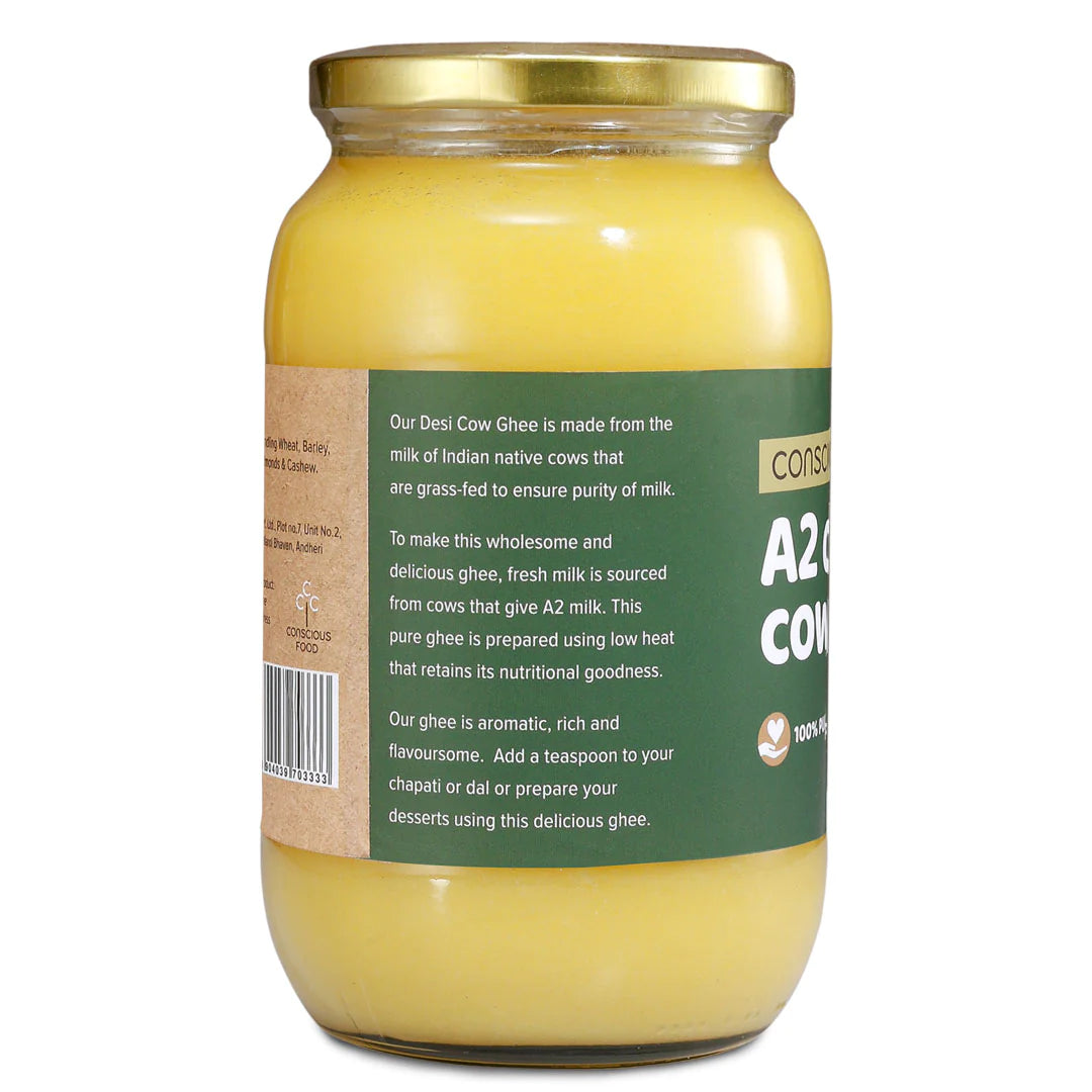 Ghee | A2 Cow Desi Ghee - Conscious Food – 1000ml