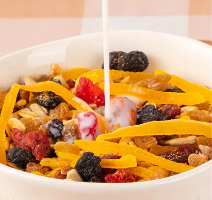 Granola | Goji Berry Mango Granola  With Dates- Plant Based Whole Food-Gluten Free - Oil Free, No Added Preservatives, Lactose Free &amp; Diabetic Friendly - Bliss Box Foods - 250gm