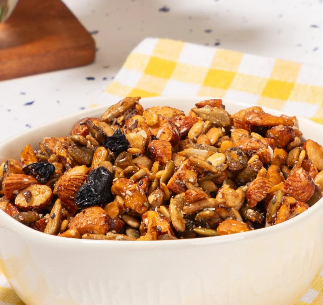 Granola | Grain Free Granola (With Almond Cinnamon Berry) - Gluten Free - Bliss Box Foods – 250gm