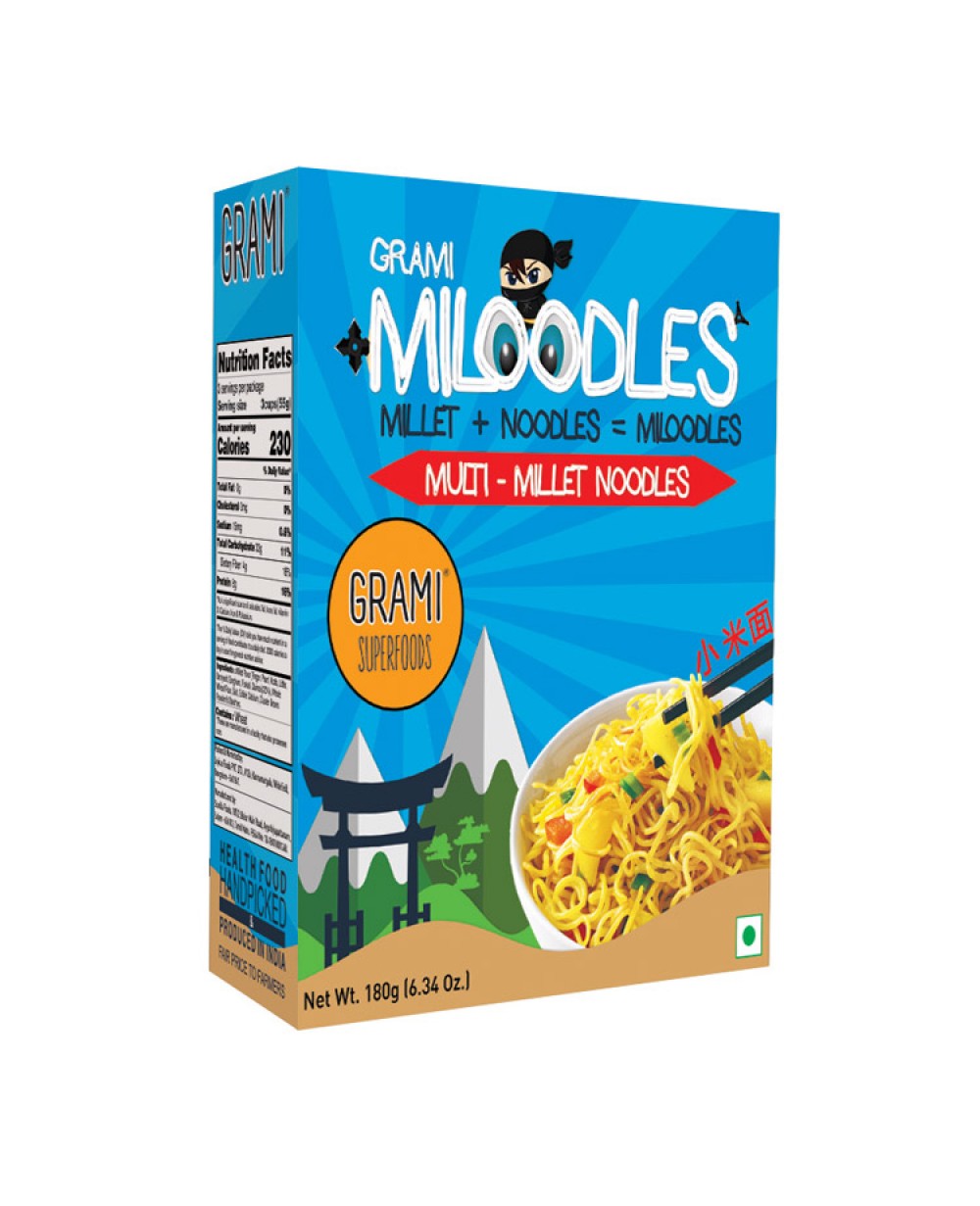 Multi Millet Noodles - Grami Super Foods - 180gm