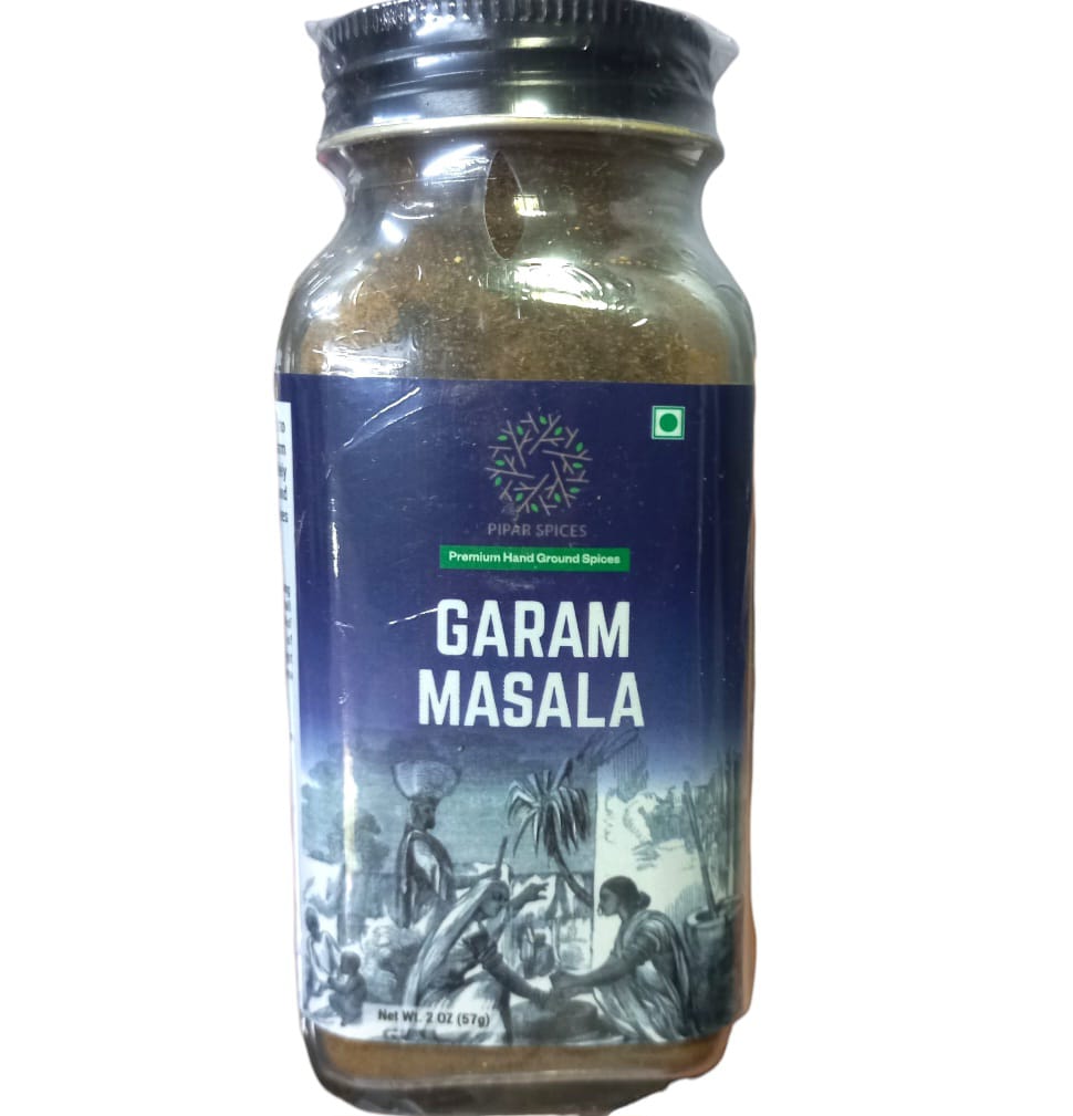 Gram Masala | Premium Hand Grounded Spices - No Added Chemicals & No Added Preservative - Pipar Spices - 57gm