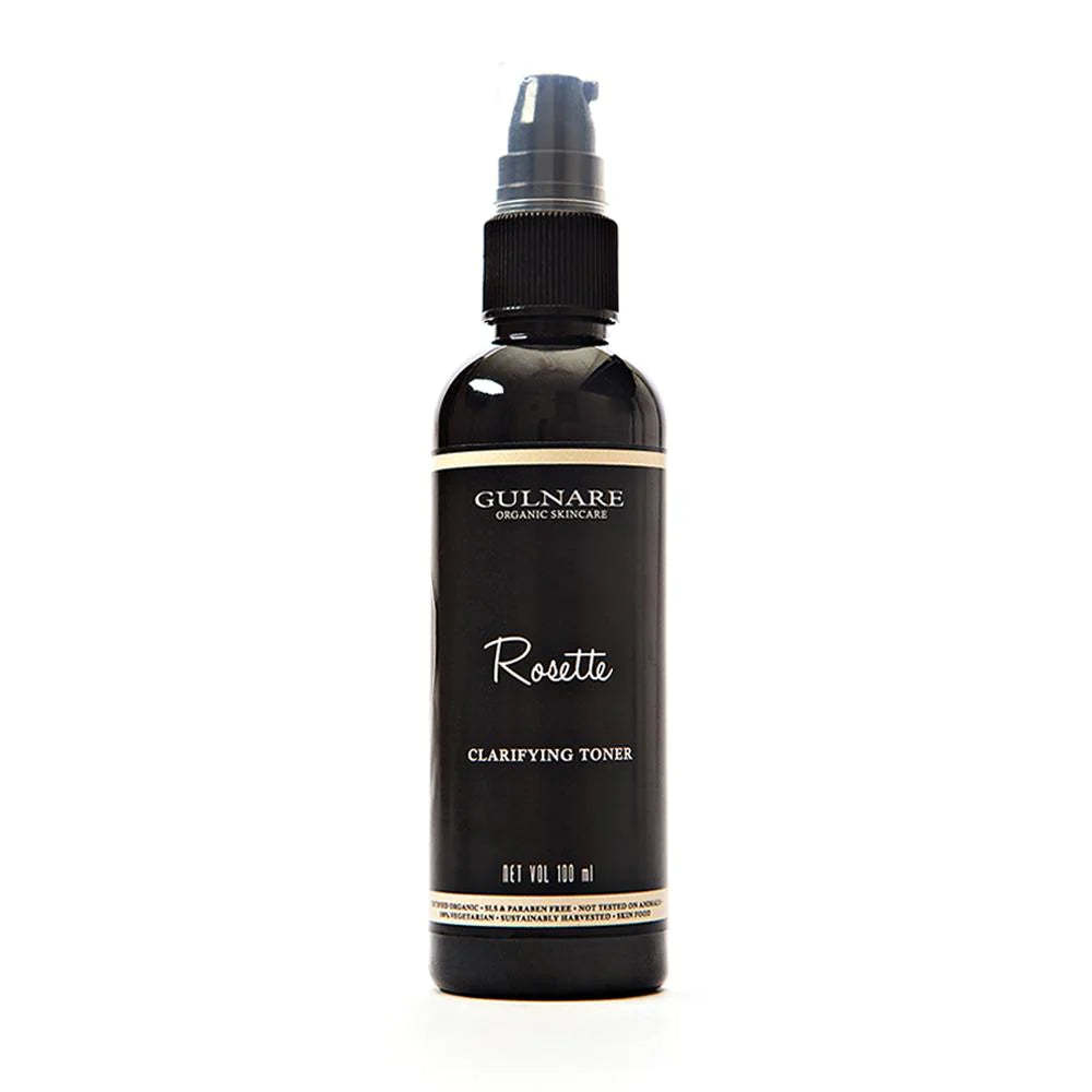 Toner | Clarifying (Rosette) - Perfect For All Skin Types - Natural - Cruelty Free, Paraben Free &amp;amp; Sls Free - Gulnare - 100ml