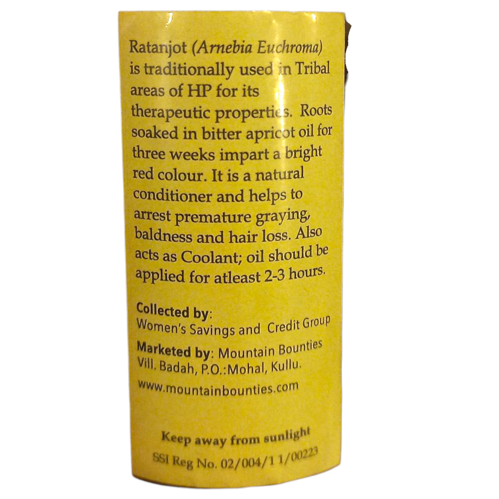 Hair Oil | Ratanjot - Mountain Bounties - 100ml