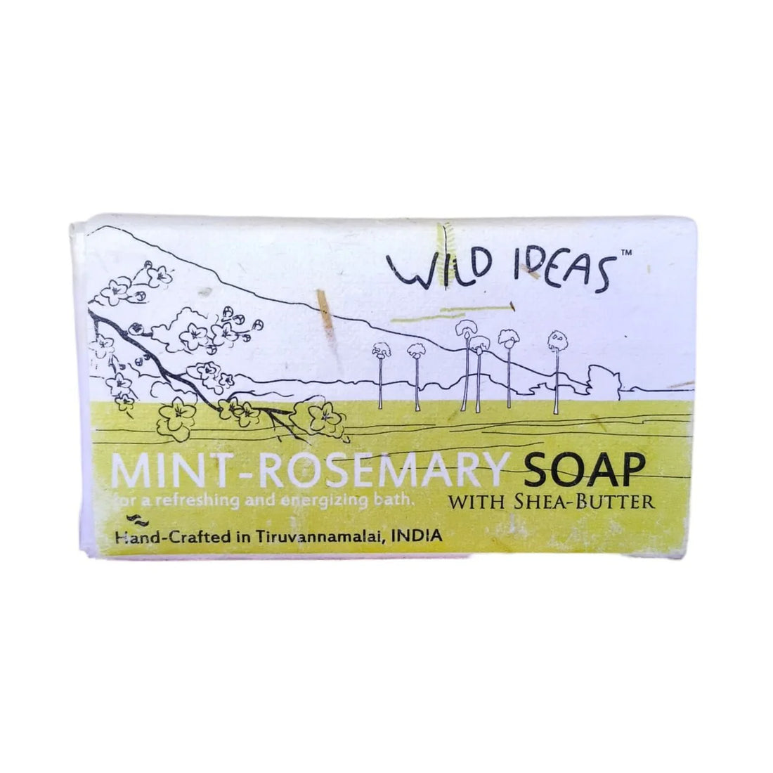 Soap | Mint Rosemary Soap -Natural Hand Made Bath Soap – Wild Ideas – 100gm