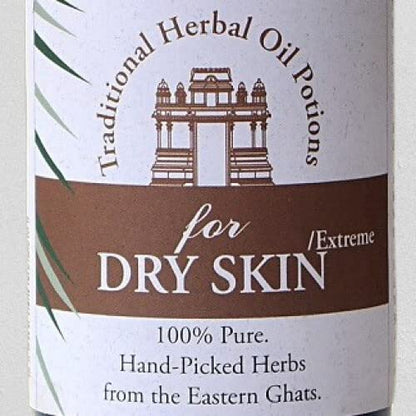 Herbal Oil | Dry Skin Oil - 100% Pure - Hand Picked Herbs From The Eastern Ghats - Wild Ideas - 200ml
