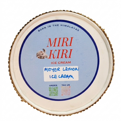 Ice Cream| Meyer Lemon Ice Cream -Citrusy, Palate Cleansing, and Refreshing-No Artificial Flavours or Colours - Miri Kiri – 250gm