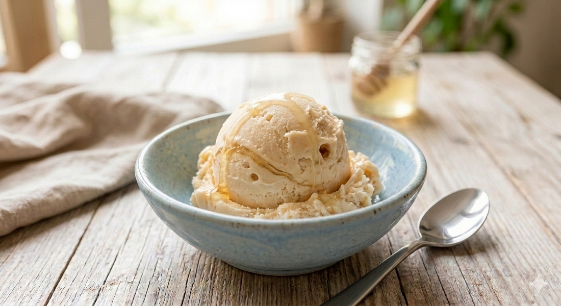 Ice Cream| Apricot  &amp;  White Honey Ice Cream - Sweetened with Cane Sugar -No Artificial Flavours or Colours - Miri Kiri – 250gm