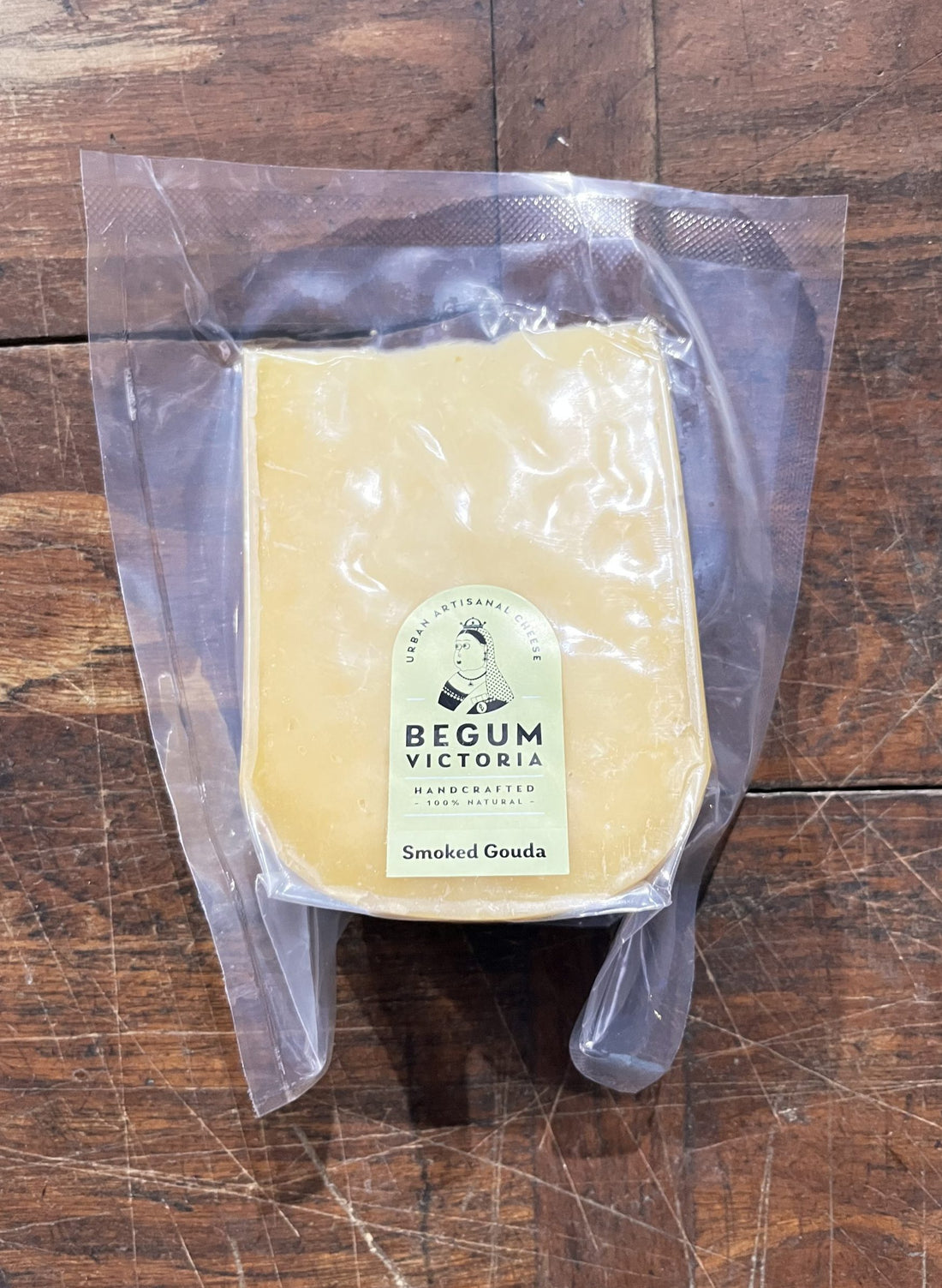 Gouda Cheese | Smoked (Made Using A2 Cow Milk) - Handcrafted - Natural - Begum Victoria - 200gm